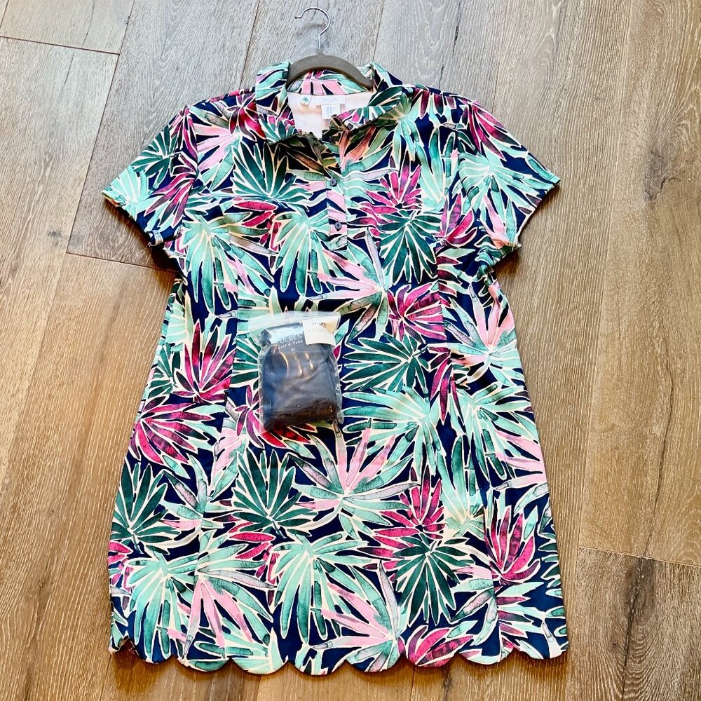 Sigrid Olsen Floral Print Golf/ Tennis Dress w/shorts - XL - Picture 9 of 15